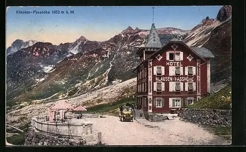 AK Klausenpass, Hotel Klausen-Passhöhe