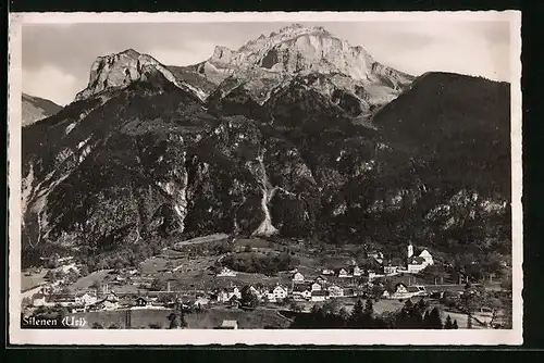 AK Silenen, Panorama mit Gebirgswand