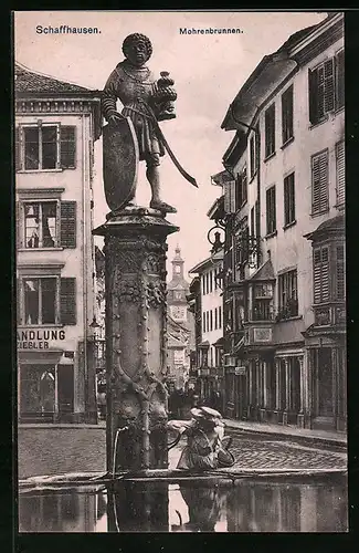 AK Schaffhausen, Partie am Mohrenbrunnen