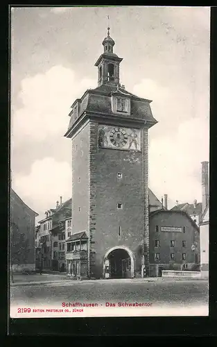 AK Schaffhausen, Partie am Schwabentor