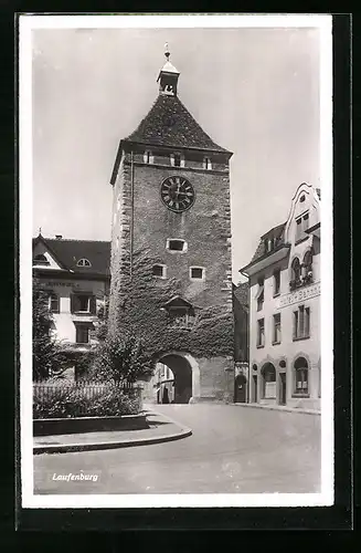 AK Laufenburg, Teilansicht mit Tordurchfahrt