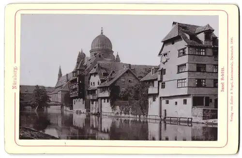 Fotografie Zedler & Vogel, Darmstadt, Ansicht Nürnberg, Insel Schütt mit Synagoge