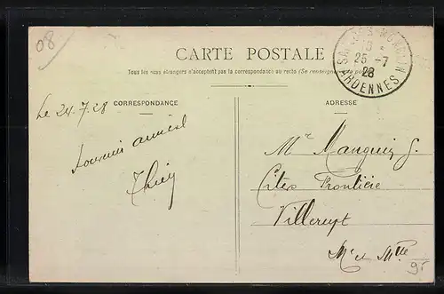 AK Saulces-Monclin, Avenue de la Gare