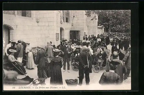 AK Lourdes, La Prière aux Piscines