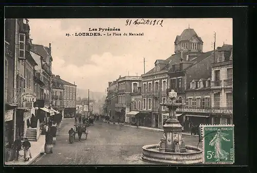AK Lourdes, Le Place du Marcadal