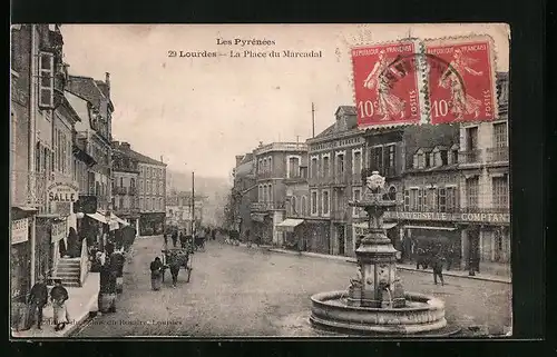 AK Lourdes, La Place du Marcadal