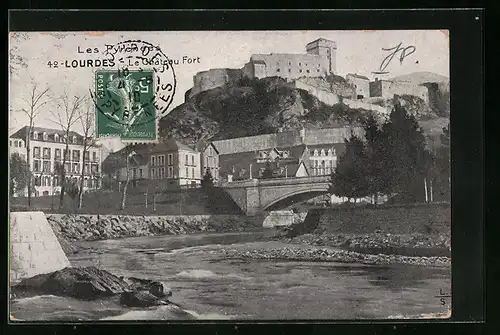 AK Lourdes, Le Chateau Fort