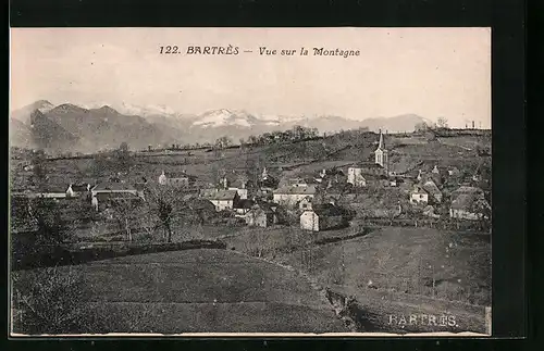 AK Bartrès, Vue sur la Montagne