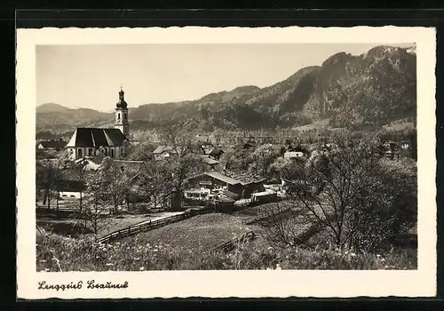 AK Lenggries, Totale mit Kirche