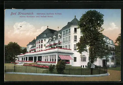 AK Bad Kreuznach, Neues Kurhaus und Palast-Hotel