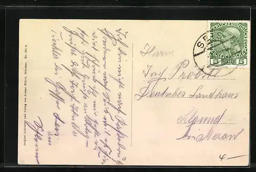 AK Seis am Schlern, Teilansicht mit Santnerspitze und Schlern