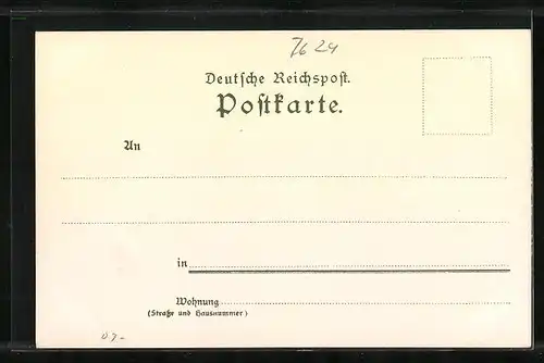 Lithographie Rippoldsau, Ortsansicht mit Umgebung aus der Vogelschau