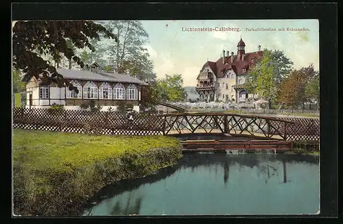 AK Lichtenstein-Callnberg, Parkschlösschen mit Kolonnaden