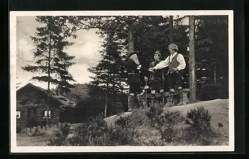 AK Nettelstedt /Kr. Lübbecke, Aufführung Wilhelm Tell bei den Landesheimatspielen