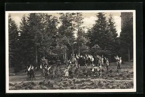 AK Nettelstedt, Landesheimatspiele - Schwurszene, Wilhelm Tell