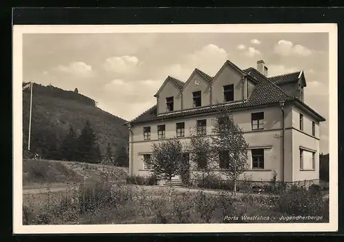 AK Minden i. W., Jugendherberge bei der Porta Westfalica