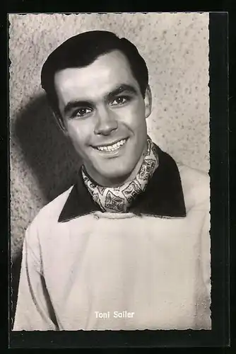 AK Schauspieler Toni Sailer freundlich lächelnd