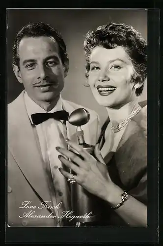 AK Schauspieler Lore Frisch und Alexander Hegarth im Film meine Frau macht Musik