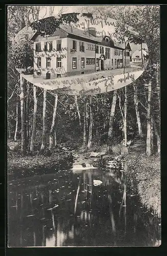 AK Oberursel i. Taunus, Hotel Hohemark, am Heidtränkbach