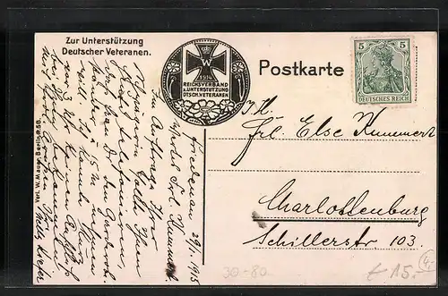 AK Ich kenne keine Parteien mehr, Kenne nur noch Deutsche, Wilhelm II., Spruch
