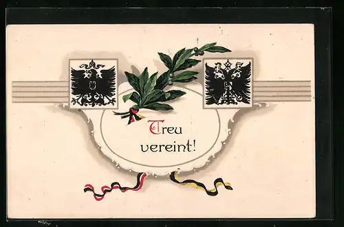 Präge-AK Treu vereint, Zweibund