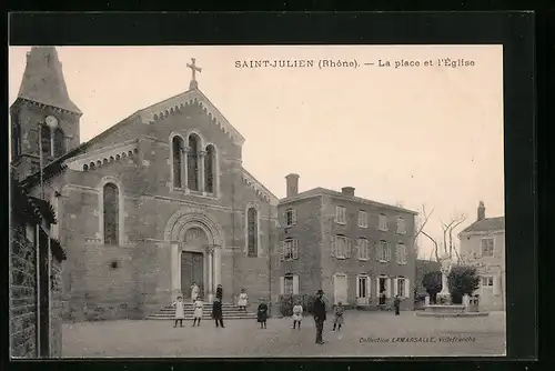AK Saint-Julien, La place et l`Eglise