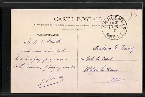 AK Amplepuis, Le Reins pris du Pont Moudet. Laveuses!