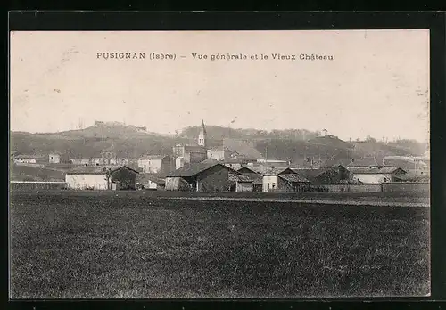 AK Pusignan, Vue generale et le Vieux Chateau