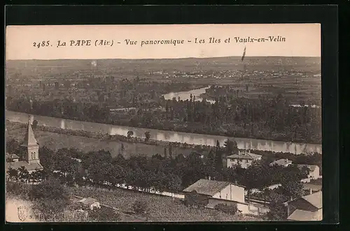 AK La Pape, Vue panoramique - Les Iles et Vaulx-en-Velin