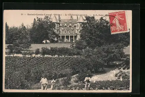 AK Saint-Genis-Laval, Le Chateau Lyonnet
