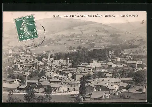 AK Sainte-Foy-lès-L`Argentière, Vue Generale