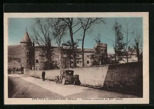AK Sainte-Foy-lès-L`Argentière, Chateau construit au XVe siecle