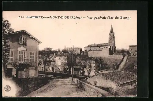 AK St-Didier-au-Mont-d`Or, Vue générale bas du Bourg