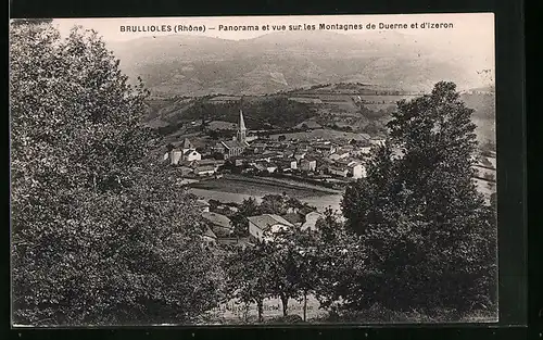 AK Brullioles, Panorama et vue sur les Montagnes de Duerne et d`Izeron