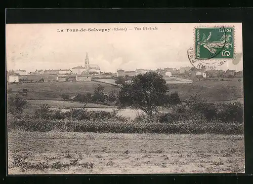 AK La Tour-de-Salvagny, Vue Générale