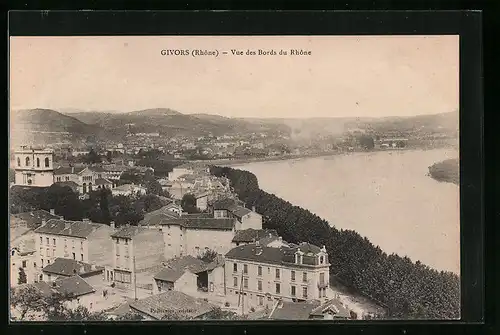 AK Givors, Vue des Bords du Rhône