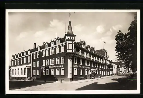 AK Königsfeld /Bad. Schwarzwald, Hotel-Pension Gasthof der Brüdergemeine