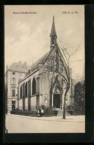 AK Cöln-Niederich, Maria-Ablass-Kirche