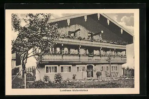 AK Kiefersfelden, Gleichnamiges Landhaus in der Ansicht