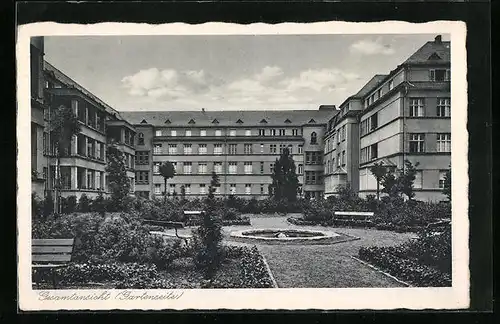 AK Köln-Nippes, Gesamtansicht des St. Vinzenz-Hospital