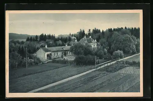 AK Triesdorf, Hofgartenschlösschen mit Gewächshaus