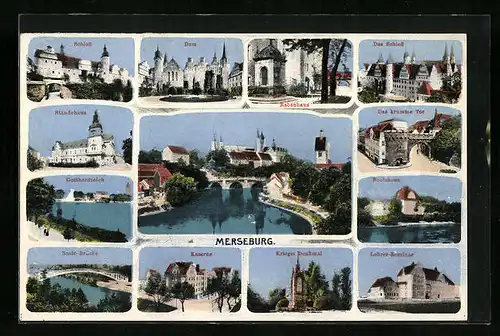 AK Merseburg, Schloss, Dom, Kaserne