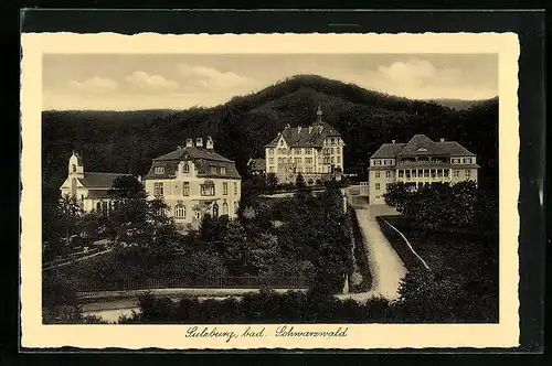 AK Sulzburg /Bad. Schwarzwald, Ortspartie