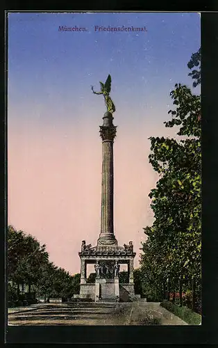 AK München, Friedensdenkmal