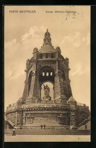 AK Porta Westfalica, Kaiser Wilhelm-Denkmal