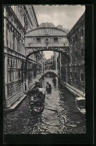 AK Venezia, Ponte dei Sospiri - Seufzerbrücke