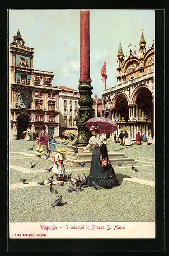 AK Venezia, I colombi in Piazza S. Marco