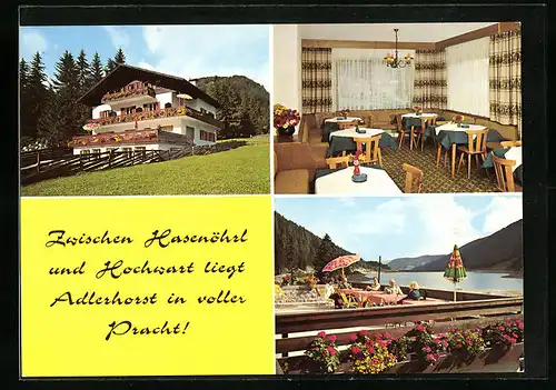 AK St. Walburg - Ultental, Garni Adlerhorst in drei Ansichten