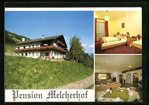 AK Telfes (Ratschings), Pension Melcherhof in drei Ansichten