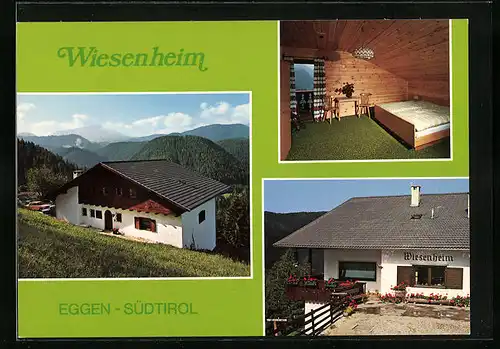 AK Eggen, Pension Wiesenheim in drei Ansichten